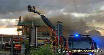 Fire crews called to roof fire in Bristol