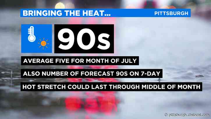 Pittsburgh Weather: Heat Persists, Humidity Rises