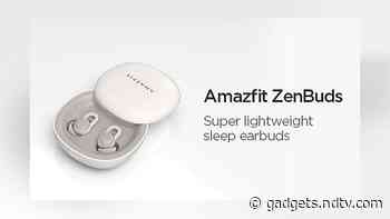 Amazfit Zenbuds TWS Earbuds With 12-Hour Battery Life, Auto Sleep Detection Launched on Indiegogo