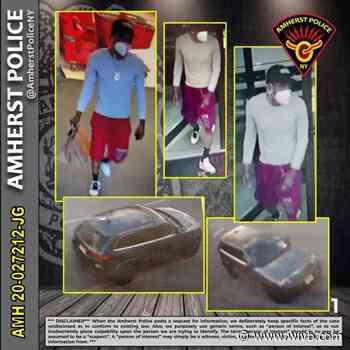 Amherst police looking for man accused of using stolen credit card throughout county