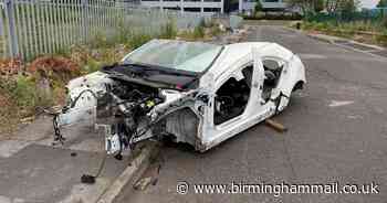 Cops hunt 'car cannibals' as £20k Merc found stripped by thieves