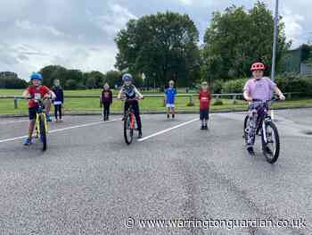 Grappenhall children cycle 285 miles to raise money for NHS