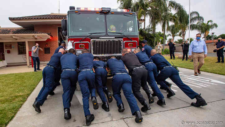 Placentia’s new fire department begins service with ceremony, then an emergency call