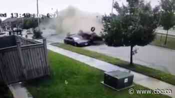 Man charged after repeatedly flipping car onto residential Brampton street