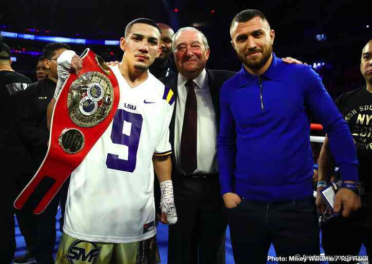 Vasiliy Lomachenko to face Teofimo Lopez on September 19