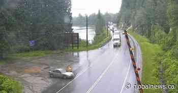 Flooding shuts down Highway 1 near Revelstoke, B.C.