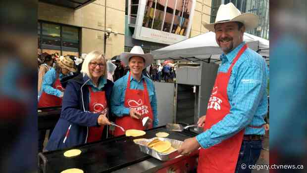 Stampede pancakes hit the road to CrossIron Mills