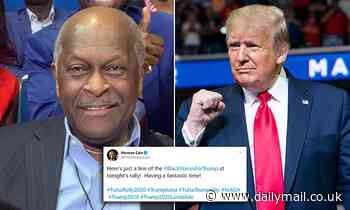 Herman Cain is hospitalized with coronavirus - after going to Trump's Tulsa rally WITHOUT a mask