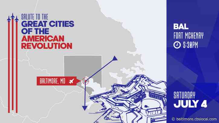 July 4th Flyover: Here’s When & Where You Can Watch ‘Salute To The Great Cities Of The American Revolution’ In Baltimore