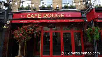 Restaurants closing as Cafe Rouge and Bella Italia owner calls in administrators