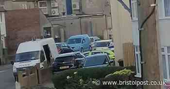 'Lots of police vans' descend on quiet road