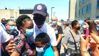 Buffalo Police Officer finally comes home after spending months in the hospital battling the coronavirus