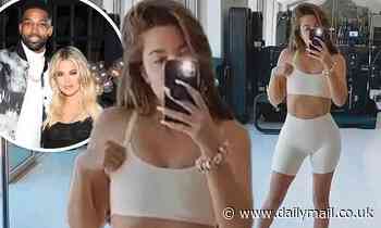 Khloe Kardashian shows off her gym-honed body on Instagram...amid Tristan reconciliation reports