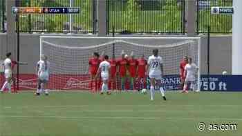 Vero Boquete se viste de Roberto Carlos para hacer su primer gol en Utah: ¡qué obús! - AS