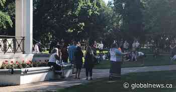 Hundreds attend Saskatoon Cancel Canada Day demonstration - Globalnews.ca