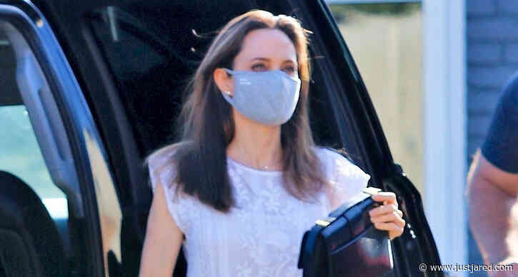Angelina Jolie Emerges for the First Time in Months, Wears a Face Mask to Shop!