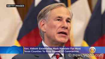 Texas governor issues mask order to fight coronavirus