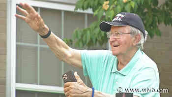 Celebrating with a salute: many gather to celebrate a local WWII vet’s birthday