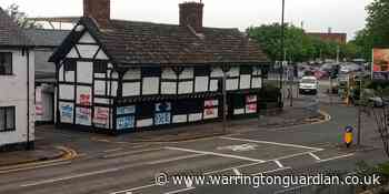 Vandals graffiti Cromwell's Cottage on Church Street