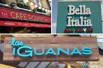 Bella Italia, Cafe Rouge and Las Iguanas: Full closure list