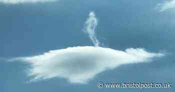 'Silver Surfer' spotted in cloud above Clevedon