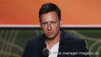 Peter Thiel: Tech-Investor glaubt nicht an Wiederwahl von Donald Trump