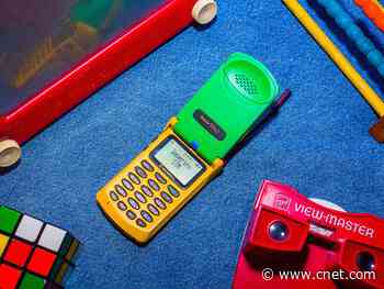 I snagged this rare edition rainbow phone. It originally cost $1,000. And all it did was flip     - CNET