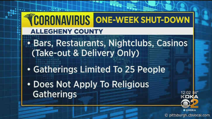 ‘This is What Happens When People Don’t Follow The Rules’; July 4th Plans In Allegheny Co. Put On Hold As Coronavirus Cases Continue To Rise