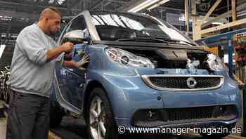 Daimler baut Kleinwagen künftig in China: Smart Exit