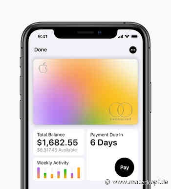 Apple Card: Apple startet Webseite für die Kreditkarten-Verwaltung - Macerkopf - Apple News aus Cupertino