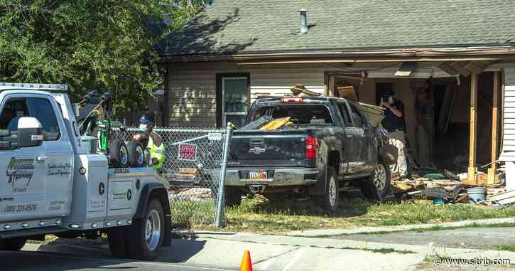 Driver crashes truck into Utah house, 10-year-old boy injured