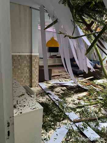 Ciclone destrói abrigo de crianças e casa asilar em Blumenau - ND - Notícias