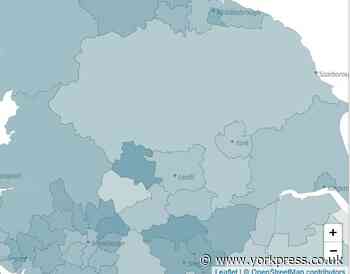 Map shows how York's coronavirus rate compares with rest of north