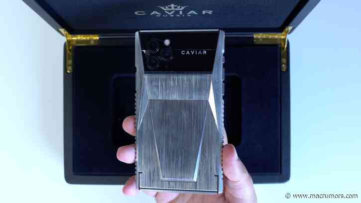 Hands-On With Caviar's Modified 'CyberPhone' iPhone Designed to Look Like a Tesla Cybertruck