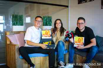 Jonge ondernemers stellen Boozebox samen, gevuld met spelmateriaal voor thuisfeestjes