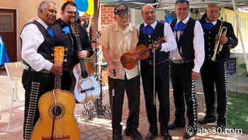 Fresno World War II vet celebrates his 100th birthday with parade, cards and a mariachi band
