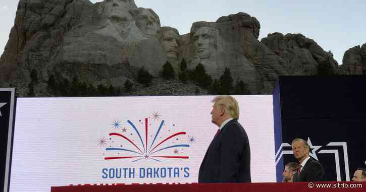 Trump pushes racial division, flouts virus rules at Rushmore