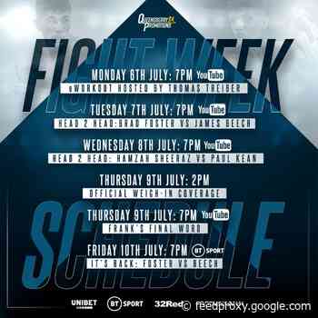 British Boxing: Fight Night Boxing Schedules Announced