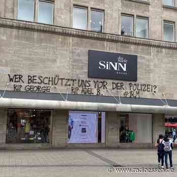 In Essen greifen Unbekannte Polizei mit Graffiti an - Radio Essen