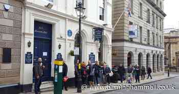Queue to support pub forced to throw 20k pints in lockdown
