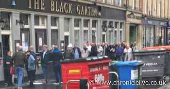 Early morning queues as Super Saturday gets under way across the North East