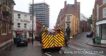 Live updates: Fire closes city centre road