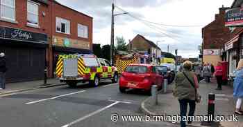 Man injured as crash blocked busy high street - recap