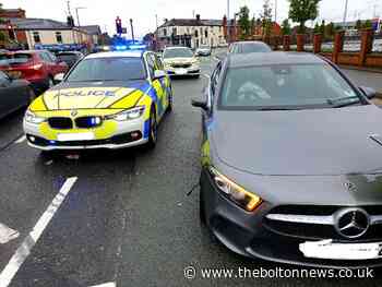 Police recover a stolen Mercedes in Farnworth following a pursuit - The Bolton News