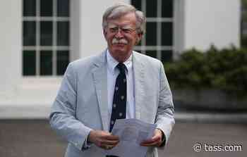 Bolton distorts events in memoirs about dialogue with Russia’s defense chief — top brass - TASS