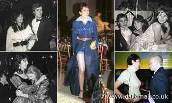 Ghislaine Maxwell before the fall: As she sits in a US cell, photos reveal the her society life