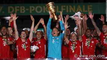 Bayern Munich remains on course for historic treble with German Cup win over Bayer Leverkusen