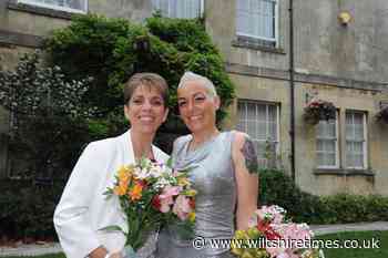 Dana Di.lulio and Heidi Wilton married at Chippenham Registration Office