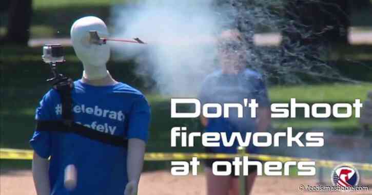 Watch the U.S. government blow up some mannequins in the name of firework safety