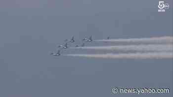 See it again! Air Force, Military planes fly over Boston on Fourth of July